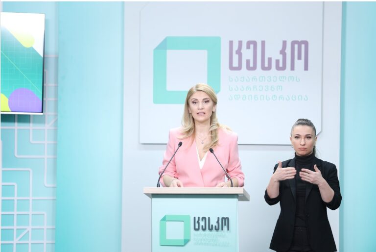 15:00 საათის მდგომარეობით საარჩევნო უბნებზე მივიდა 1 454 837 ამომრჩეველი, რაც 41,62%-ს შეადგენს-ცესკო