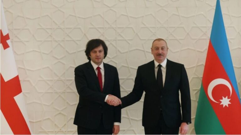 ილჰამ ალიევი ირაკლი კობახიძეს საპარლამენტო არჩევნებში „ქართული ოცნების“ გამარჯვებას ულოცავს