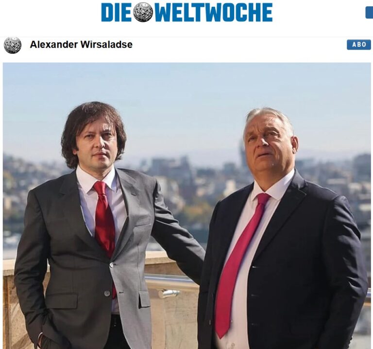 საქართველოში ჩატარებული არჩევნების შემდეგ არის განცდა, რომ ქართულ მაიდანს აორგანიზებენ-DIE WELRWOCHE