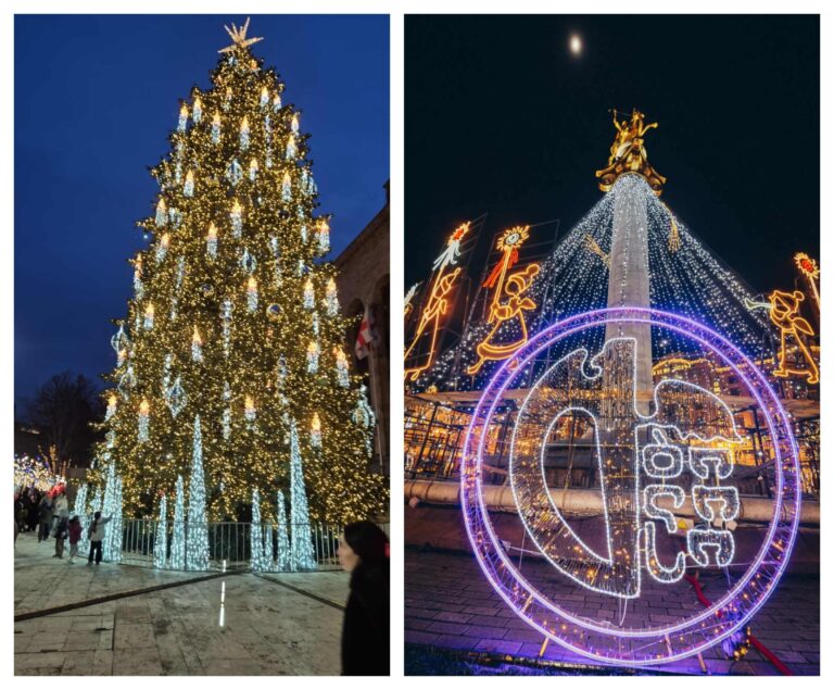 დედაქალაქში მთავარი ნაძვის ხე და საახალწლო ილუმინიაციები აინთო